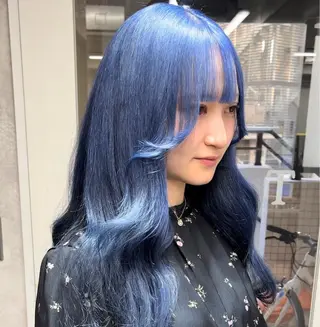 カラー 艶髪ハイトーン /RYUUKI/栄のヘアスタイル