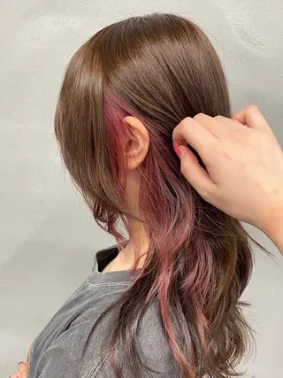 ロング カラー 柏 デザインカラー/ レイヤー🐣シオリのヘアスタイル