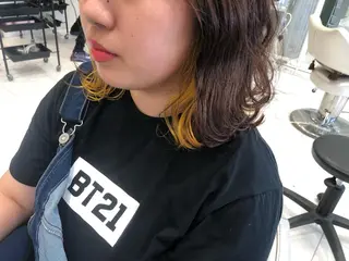 ミディアム MODE K's松原 YUMIのヘアスタイル