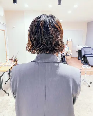 ショート パーマ 板谷みさき /艶ボブ/藤沢美容室のヘアスタイル