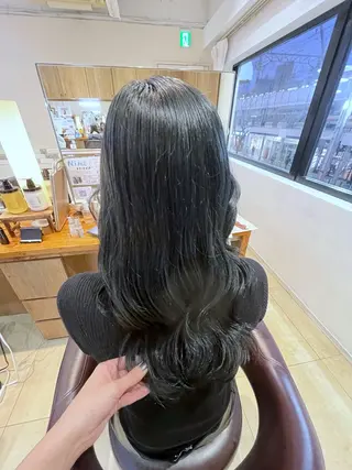 ロング パーマ 奥山 沙季(大井町)のヘアスタイル