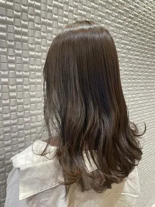 セミロング カラー シャドールーツ美容師 篠原康太のヘアスタイル
