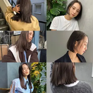 セミロング 田中 月菜のヘアスタイル