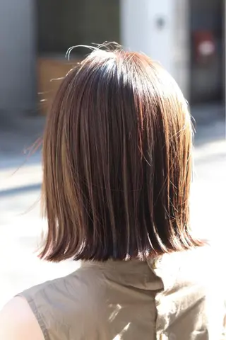 ミディアム カラー ヘアアレンジ Recess hair所属・川内 政人のヘアスタイル