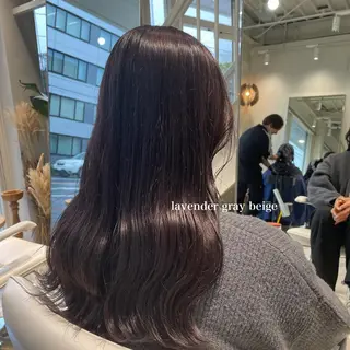 ロング カラー 峯崎 葵のヘアスタイル
