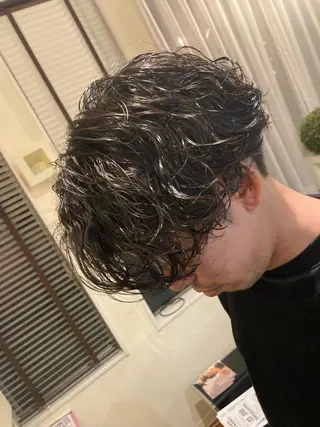 ミディアム パーマ メンズ パーマが得意な【最高 悠斗】のヘアスタイル