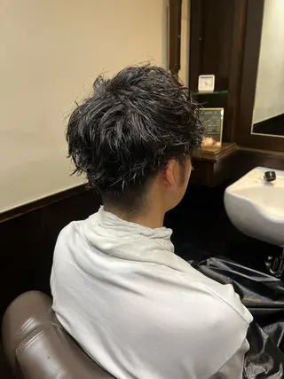 パーマ メンズ 圓子 快のヘアスタイル