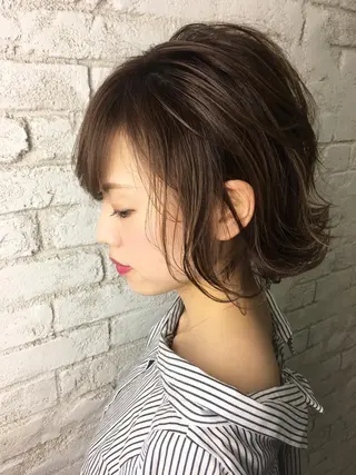 ミディアム カラー boutique misakiのヘアスタイル