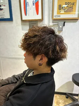 ショート パーマ メンズ ✨ Ayatoのヘアスタイル