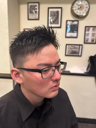 ショート SKY MASTER BARBER所属・木村 朝陽のヘアスタイル