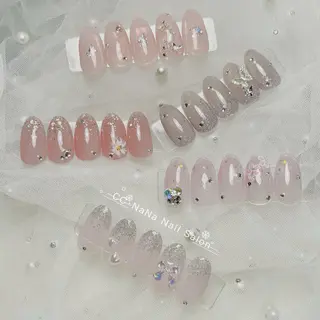 ネイル 💎CC・NaNa 韓国風ネイル🌙Cのネイルデザイン