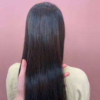 ロング カラー 女性らしいモテヘア 韓国ヘアhikariのヘアスタイル