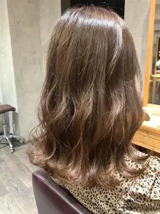 ミディアム カラー 中川歩 髪質改善 ツヤカラー【横浜】のヘアスタイル