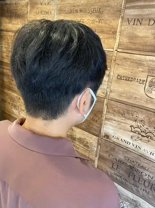 ショート メンズ Alamoa所属・な つのヘアスタイル