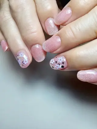 ネイル pinkdrop  sanaeのネイルデザイン