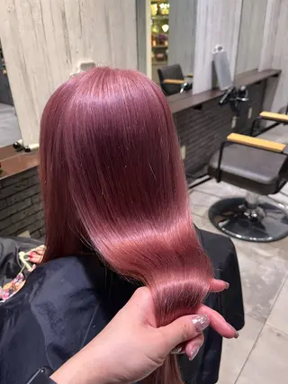 ミディアム カラー axy 新宿本店所属・🐾カラーモデル募集 中🐈‍⬛藤川 千誉のヘアスタイル