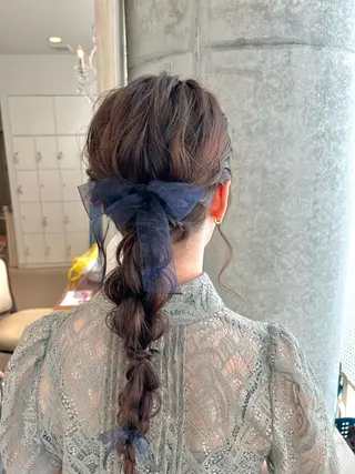 ヘアアレンジ 🦋Misaki🦋 メンズパーマ/着付けのヘアスタイル