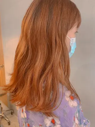 セミロング 田村 りなのヘアスタイル