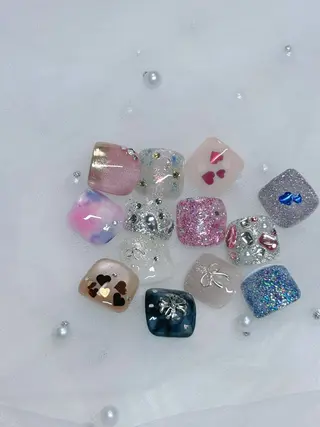 ネイル 🐝TOMO🎀ིྀ 【パラジェル取扱店】のネイルデザイン