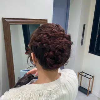 ヘアアレンジ 暖色カラー /ヘアアレンジ/花鈴のヘアスタイル