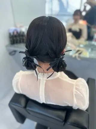 ミディアム Mi9non /山口 梨里花のヘアスタイル