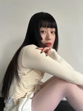 カラー the hinc所属・miyu /大阪 /レイヤーカットのヘアスタイル