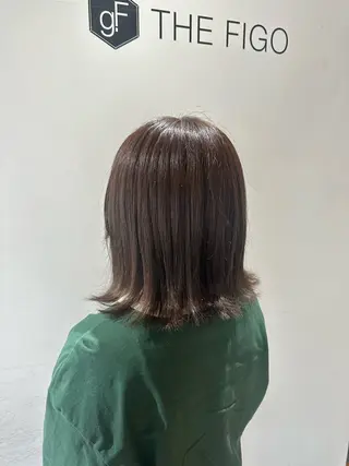 ミディアム カラー いまじゅく あおいのヘアスタイル