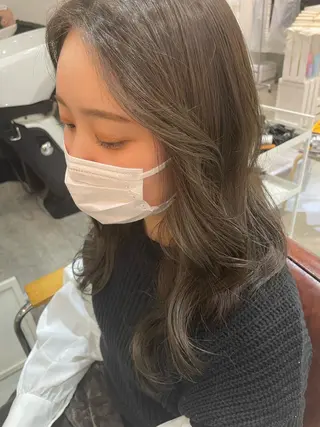 ロング 🦋顔周りカット/レ イヤー/ユリ🦋のヘアスタイル