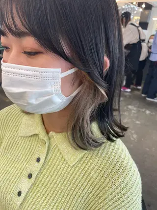 ミディアム 🤍韓国ヘア🇰🇷 タバタサオリ🤍のヘアスタイル