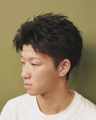 ショート 志厳/メンズ特化 /メンズパーマのヘアスタイル