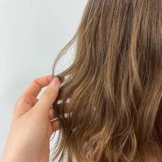 セミロング 個性派/ブリーチ ＊ほのかのヘアスタイル