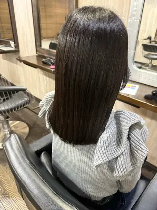 セミロング HAIR SALON M Fe's 池袋所属・モデル募集✨池袋M Fe's🖤はるなのヘアスタイル