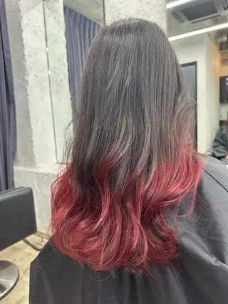 ロング カラー 🪐LANDS🪐 福垣 海也のヘアスタイル