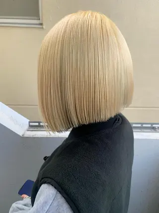 ショート カラー ウルフ🐺/ボブ ハイトーン🌈/増田のヘアスタイル