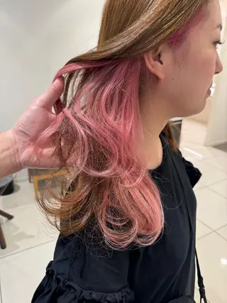 カラー 🎀ハイトーン🎀 🩶艶髪🩶YUNAのヘアスタイル