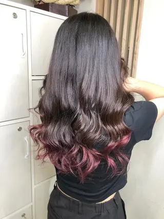 ロング カラー ハイトーン/韓国風 🤍Nacchi🐈のマツエク・マツパデザイン