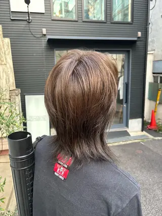 ミディアム カラー メンズ SHO 👻原宿 /艶カラーのヘアスタイル