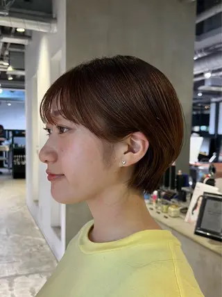 ショート 池袋　似合わせカット ×パーマ　萩原 佑紀のヘアスタイル