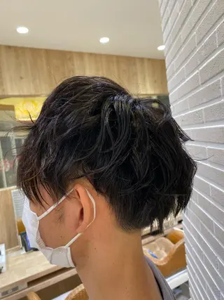 パーマ メンズ 赤本悠斗波巻きパーマ メンズパーマのヘアスタイル