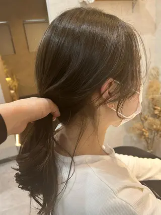 ミディアム 韓国ヘア🇰🇷船橋 髪質改善/上野愛果のヘアスタイル