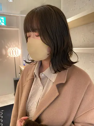 ミディアム 💫扱いやすい ／レイヤー/小林陸のヘアスタイル