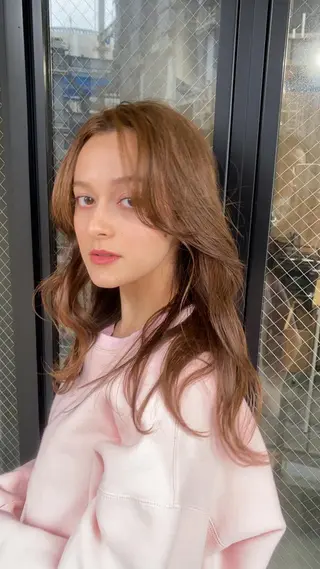 セミロング カラー パーマ ヘアアレンジ メンズ キッズ ネイル マツエク・マツパ アイブロウ foi. フォワ所属・🇰🇷韓国トレンド ヘア🇰🇷高田のヘアスタイル