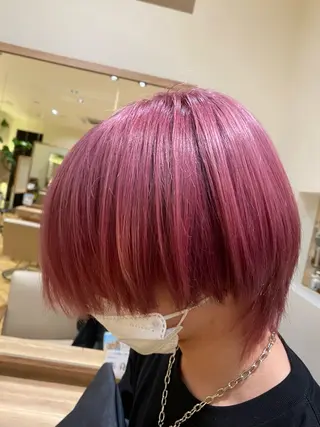 ショート カラー 植田 颯真のヘアスタイル
