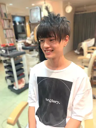 ショート メンズ nishimura makotoのヘアスタイル