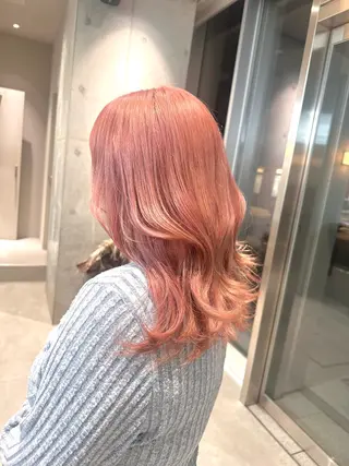 ロング カラー 染谷 遥花のヘアスタイル