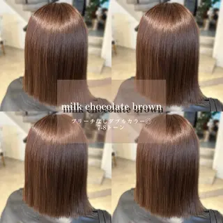 ミディアム カラー メンズパーマ/ メッシュ📍ユリのヘアスタイル