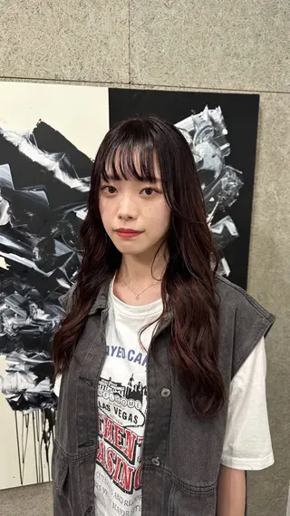 ロング カラー 岩間 萌々果/eimのヘアスタイル
