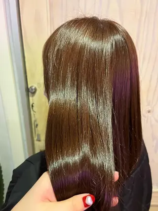 ロング 韓国レイヤー💖 ハイトーン🍒ྀིのヘアスタイル