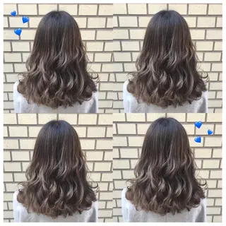 ミディアム カラー 韓国ヘア得意❤︎森澤 悠佳のヘアスタイル