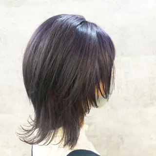 ミディアム カラー i  plus＋所属・髪質改善で 憧れの潤艶美髪にのヘアスタイル